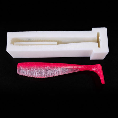 100mm Minnow Softbait Mal – 3D Geprint Siliconen Vissmal - weslix-baits
