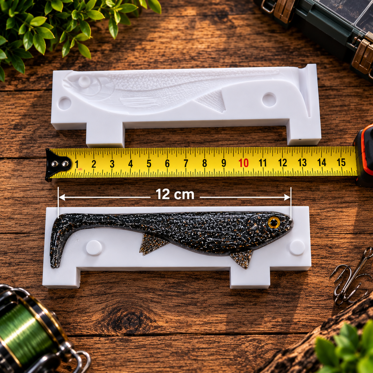 costum made 120mm softbait mold